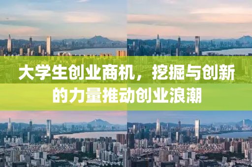 大学生创业商机，挖掘与创新的力量推动创业浪潮