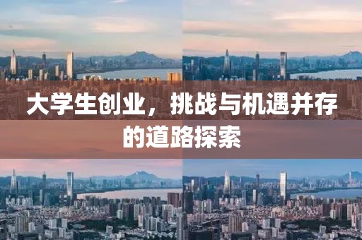 大学生创业，挑战与机遇并存的道路探索