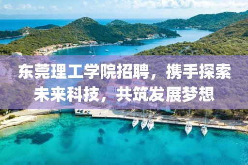 东莞理工学院招聘，携手探索未来科技，共筑发展梦想