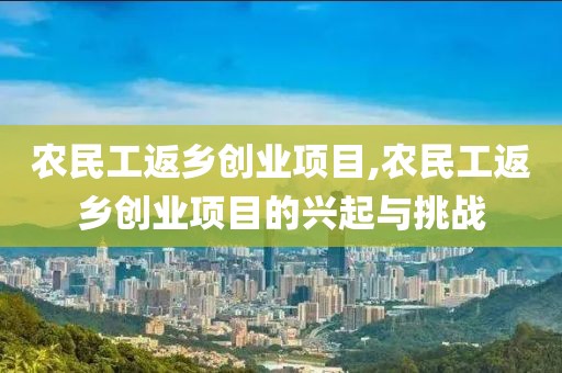 农民工返乡创业项目,农民工返乡创业项目的兴起与挑战