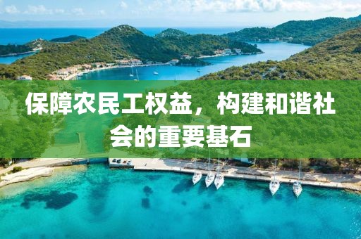 保障农民工权益，构建和谐社会的重要基石