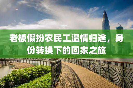 老板假扮农民工温情归途，身份转换下的回家之旅